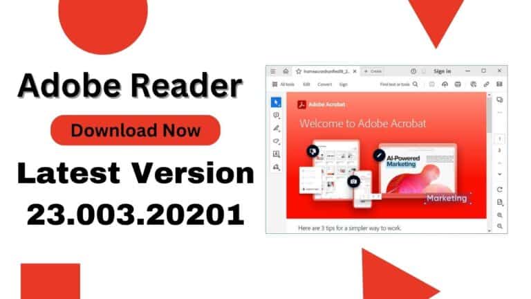 Adobe Reader Download Latest Version 23.003.20201
