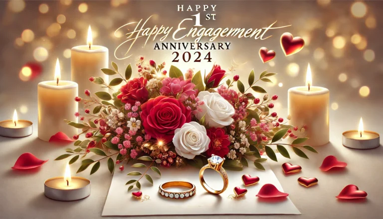 Happy 1st Engagement Anniversary Images 2024