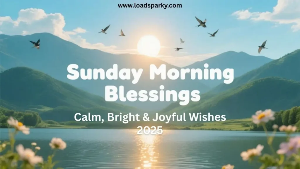Sunday Morning Blessings 2025 - Calm, Bright & Joyful Wishes