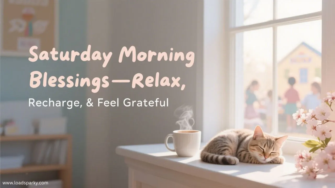 Saturday Morning Blessings—Relax, Recharge, & Feel Grateful