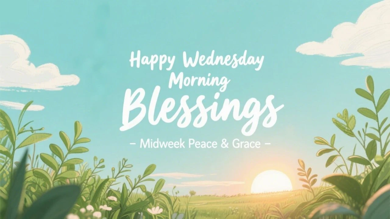 Happy Wednesday Morning Blessings - Midweek Peace & Grace